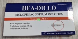 China Diclofenac sodium Injection 75MG / 3mL supplier